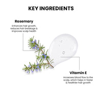 ThriveCo Rosemary Essential Oil For Hair Growth & Hair Fall Control | Reduces Hair Breakage & Improves Scalp Health | 100% Pure, Certified Organic & Natural | With Vitamin E | For Men & Women | 15ml