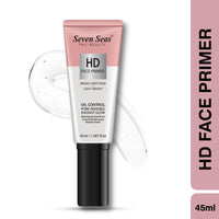 Seven Seas Hd Face Primer Oil Control Pore Invisible Radiant Glow |Smooth Moisturizing Flawless Finish | Long Lasting | light weight formula HD Face Primer
