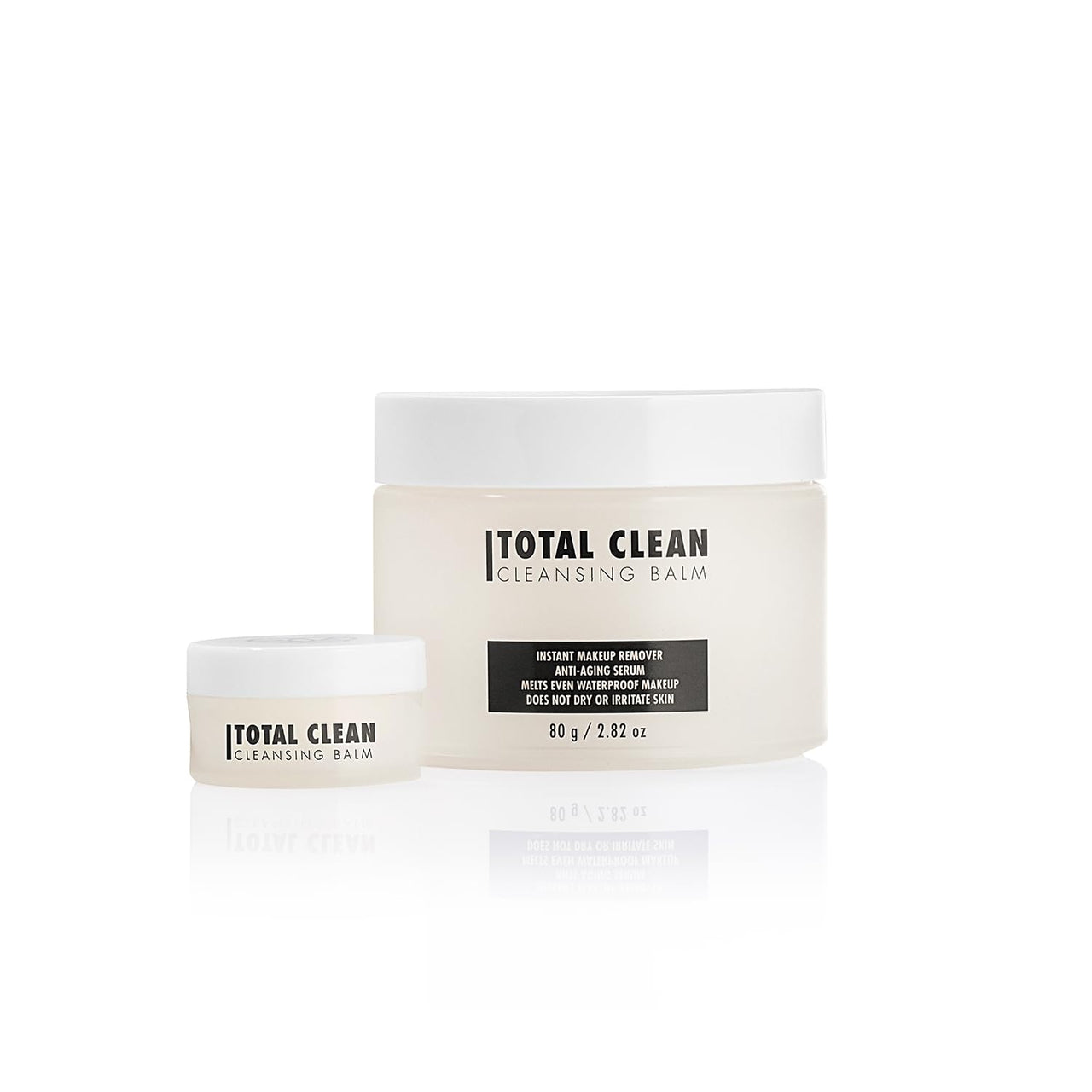 PAC Total Clean Cleansing Balm for Face | Dirt Dissolving Waterproof Makeup Remover with Anti-Aging Serum | Removes Excess Dirts, Detoxifies & Cleanses | Parabeen-Free | For All Skin Type - 80g