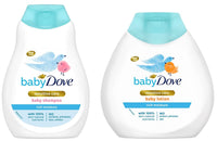 Baby Dove Rich Moisture Shampoo, 200Ml And Rich Moisture Lotion - White