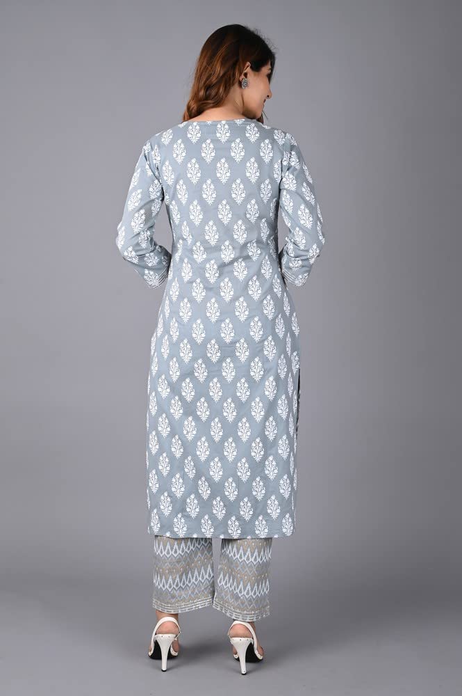 PLUSH COTTON - Cotton Kurta Set for Women | Regular Fit | A-Line | Ethnic Wear | for Women & Girls Cotton