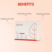Jovees Herbal Mini Fruit Facial Kit For Hydrated Skin, Reduces Fine Lines, Tanning & Dullness With 6 Easy Step | Kit for Enhance Natural Glow 315g (Multiple Use)