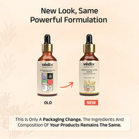 Vedix Ayurvedic Hair Serum, Nuyantra Pro Hair Growth Serum Dandruff Care For Women & Men With Neem, Tulasi & Cedar