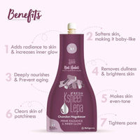 Nat Habit Hair Mask & Face Pack Combo Crushed Tri-Leaf NutriMask & Chandan Nagakesar Lepa For Men & Women Hairfall Control & Glowing Skin, Suitable For All Skin & Hair Types (Combo Pack of 3)