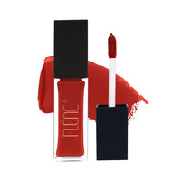 Flenc Ritzy Liquid Glossy Lipstick, 12 hrs Long Lasting Lipstick For Women With Intense Pigment, Hydrating, Waterproof & Smudge Proof Lipstick Formula In Ruby Red Shade, 10 ml-MOSCOW 1945C