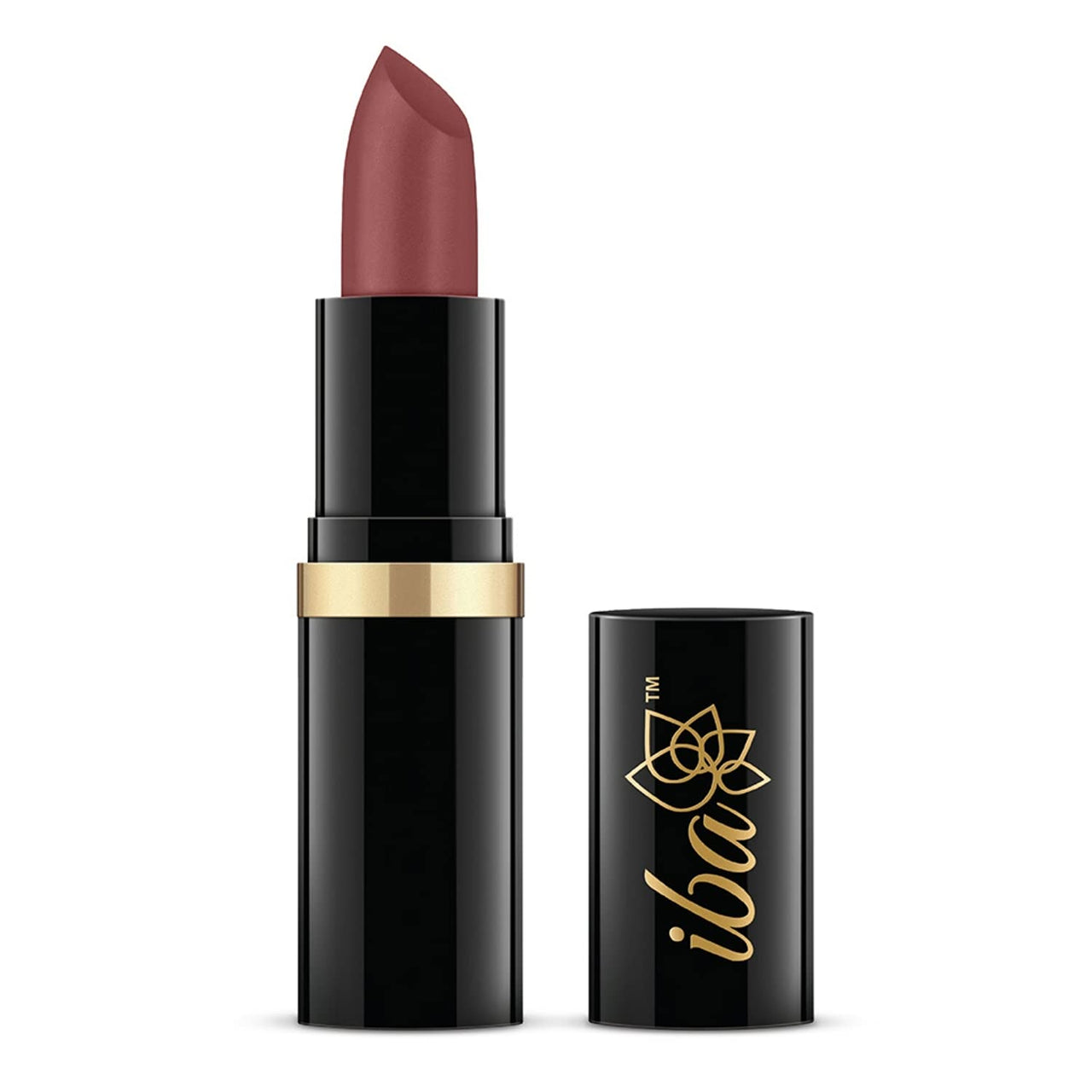 Iba Pure Lips Moisture Rich Lipstick for Women-A42 Iced Mocha, 4g | High Glossy, Creamy Finish & Smooth Texture| Hydrated Lips | Enriched with Vitamin E, Coconut Oil & Shea Butter | Intense Colour & Highly Pigmented | Lip Makeup