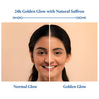 Blue Nectar 24k Gold Serum for Glowing Skin | Natural Kumkumadi Oil Serum for Face Infused with 24K Gold | Ayurvedic Face Serum for Skin Brightening and Skin Firming (24 Herbs, 10ml)
