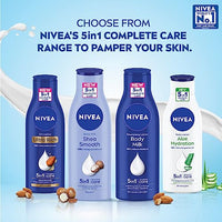 NIVEA Cocoa Nourish 200ml Body Lotion with Deep Moisture Serum| 48 H Moisturization | With Cocoa Butter & Coconut Oil | Non Greasy & Healthy Looking Skin |For Very Dry Skin (Pack of 2)