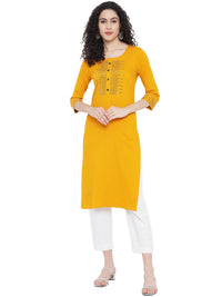 G4Girl Stretchable Cotton Lycra Kurti for Women's