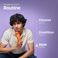 MANETAIN Leave-in Conditioner for Curly Hair 200ml | Lightweight, Moisturizing & Curl-Enhancing | Frizz Control with Slippery Elm, Seaweed & Marshmallow Root Extracts | Hydrated, Defined, & Shiny Curls |