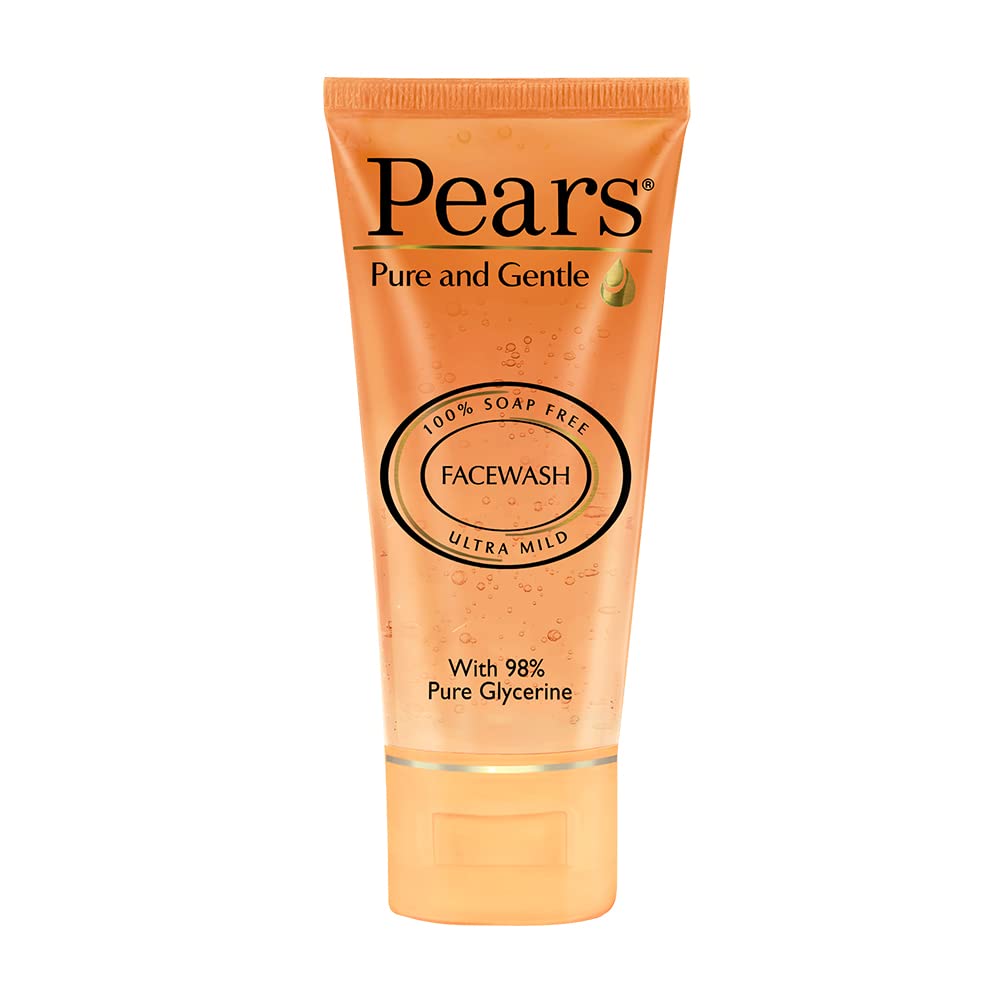 Pears Pure and Gentle Daily Cleansing Facewash, 60 g & Pears Naturale Nourishing Coconut Water Bodywash, 250 ml