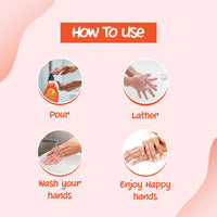 Fiama Happy Hand Wash, 400 ml, with Grapefruit and Bergamot Essential Oil, Soft and Supple Hands, Fragrant Handwash