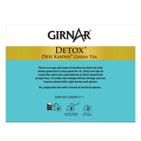 Girnar Detox Green Tea (Desi Kahwa) (100 Tea Bags)