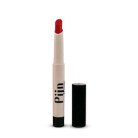 Pijn Luxe Comfy Matt Lipstick Red Desire | 12HR Long-Lasting, Smudge-Proof & Waterproof | Lightweight, Smooth Matte Finish With Vitamin E & Lip Repair | Lipstick for Women