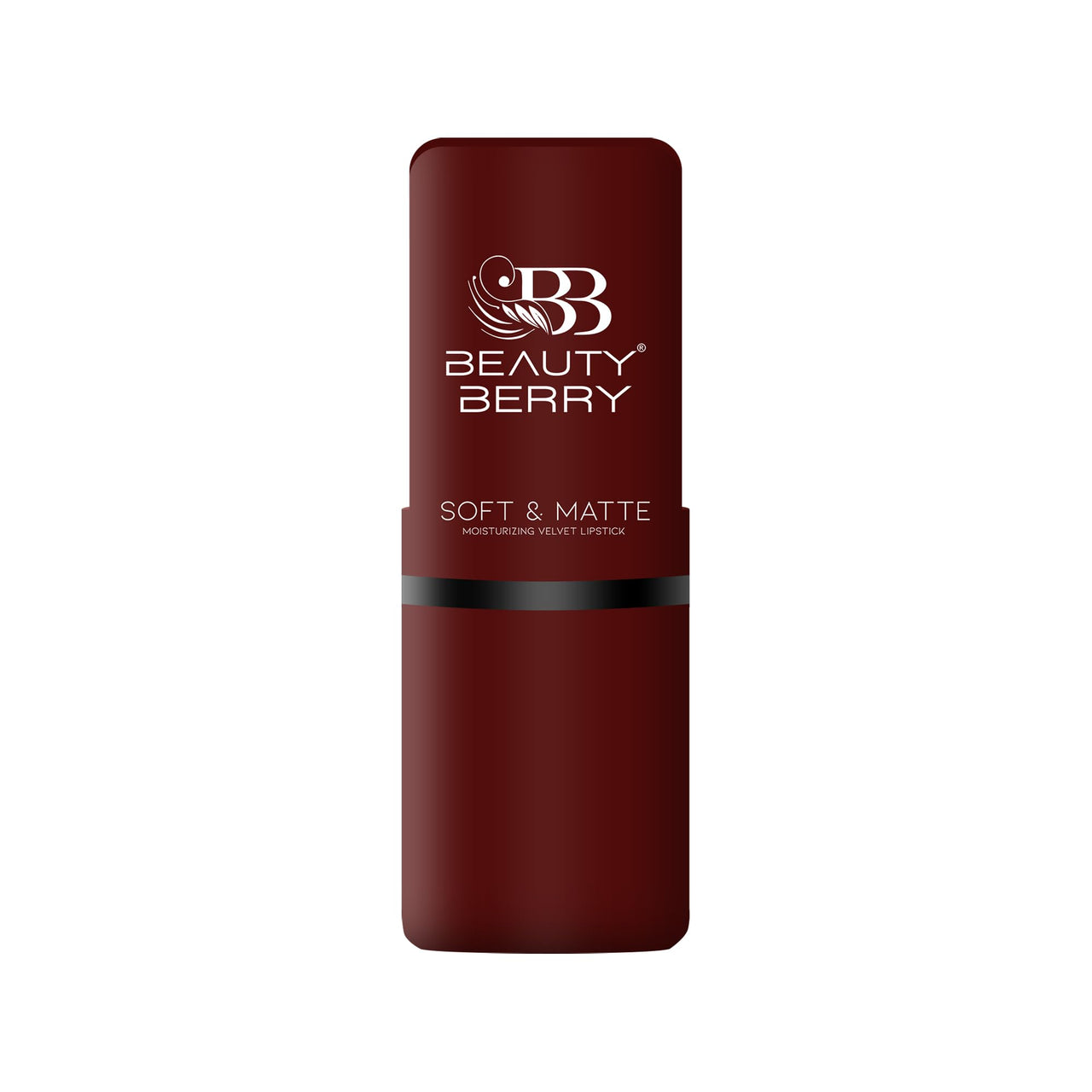 Beauty Berry Soft & Matte Lipstick | Moisturizing & Non Drying Formula with Velvet Matte Finish | Highly Pigmented and Lightweight Lipstick for Women (Cranberry, 4g)