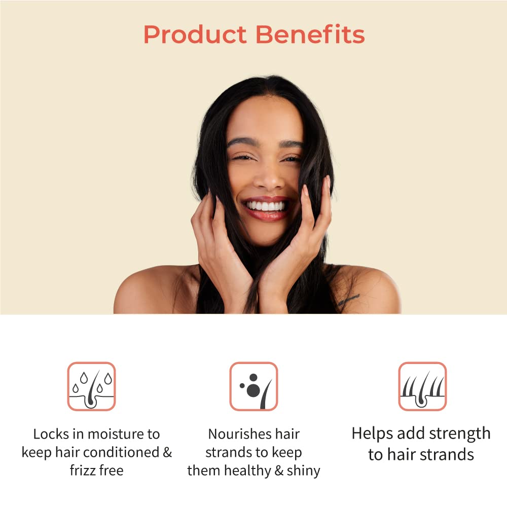 Vedix Conditioner, Ayurvedic Vartha Hydrating No-Frizz Hair Conditioner With Rice Water + Fenugreek + Mango Butterfor Frizz-Free Hair - 100 ml