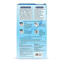 Hip Hop Skincare Charcoal Nose Strips for Men - Blackhead Remover (3 Strips), blue