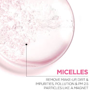 Garnier Skin Naturals, Micellar Cleansing Water, 125ml & Garnier Hydra Bomb Eye Serum Mask, Orange, 6 g