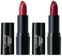 Lakmé Cushion Matte Lipstick, Red Wine, 4.5 g & Lakmé Cushion Matte Lipstick, Burgundy Bloom, 4.5 g