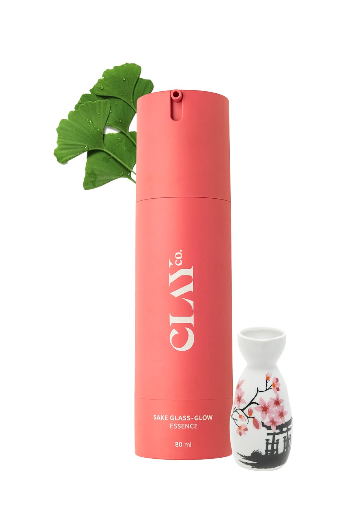 CLAYCO. Sake Glass Glow Essence with CICA and Licorice | Instant Glow | Hydrating Serum | Primer | Toner | Brightens