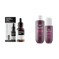 Bare Anatomy Advanced Hair Growth Serum 3% Redensyl 4% Anagain 3% Baicapil+1% Capilia Longa,for Women&Men 30mL Curl Defining Shampoo+Curl Intensifying Leave In Conditioner Cream Women&Men 250ml+140ml