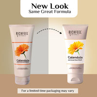 Richfeel Anti Acne Calendula Face Wash | Power of Soothing Calendula Extracts | For Skin prone to Acne & Blemishes | Physician Formulated | Helps Calm & Replenish Skin | 100 g (Pack of 2)