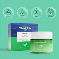 Aqualogica Hydrate+ Gel Moisturizer with Coconut Water & Hyaluronic Acid for Day & Night for Men & Women - For Normal, Dry & Combination Skin -100g