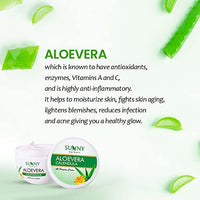 Sunny Herbals Aloevera & Calendula All Purpose Face Cream | Helps Prevent Scarring & Sunburn | Calendula Suitable For Delicate Skin | Aloevera Helps To Moisturize Skin & Gives a Healthy Glow, 500 gm