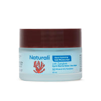 Naturali Aqua Hydrating Gel Moisturiser | With Superfoods Earth Marine Water & Sea Algae | Locks Skin Moisture | Keeps Skin Fresh & Dewy | Paraben-free | For Normal to Dry Skin | Lightweight, Absorbs Quickly | Best Hydrating Moisturiser | 50ml