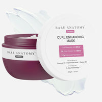 Bare Anatomy Curl Enhancing Hair Mask | Smoothens & Conditions Hair with Curl Retention & 2X Frizz Protection For 48 Hours | Coconut Oil, Hyaluronic Acid & Castor Oil | Sulphate & Paraben Free | 250g