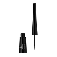 e.l.f. Liquid Matte Eyeliner, High-Pigment Liquid Eyeliner With Extra-Fine Brush Tip, Easy Glide Smudge-Proof Formula, Jet Black