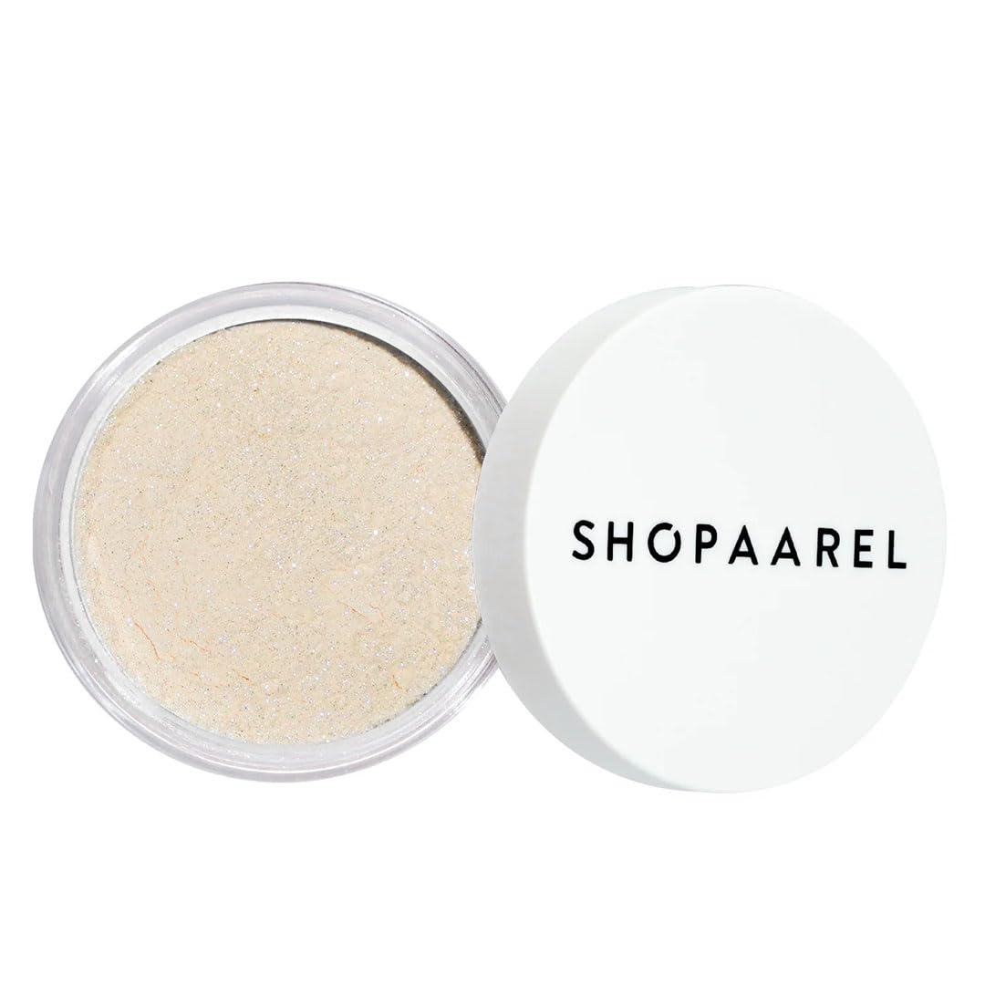 SHOPAAREL Body Glitter Powder, Luminous Finish, Silky Shimmer, Radiant Control, Insanely Pigmented, Smudge Resistant, Crystal Glow-7 Gm (SH06)