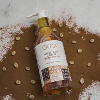 Otrix Naked Raw Coffee Body Wash with Catechins, Exfoliating and Nourishing Formula with Natural Oils, For Men and Women, 290ml