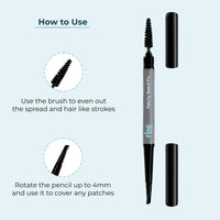 Rise for Men Patchy Beard Fix | Apply in One minute | Natural Look | Smudge & Water Proof | No Side Effects | Alternative to Beard Growth Oils and Serums