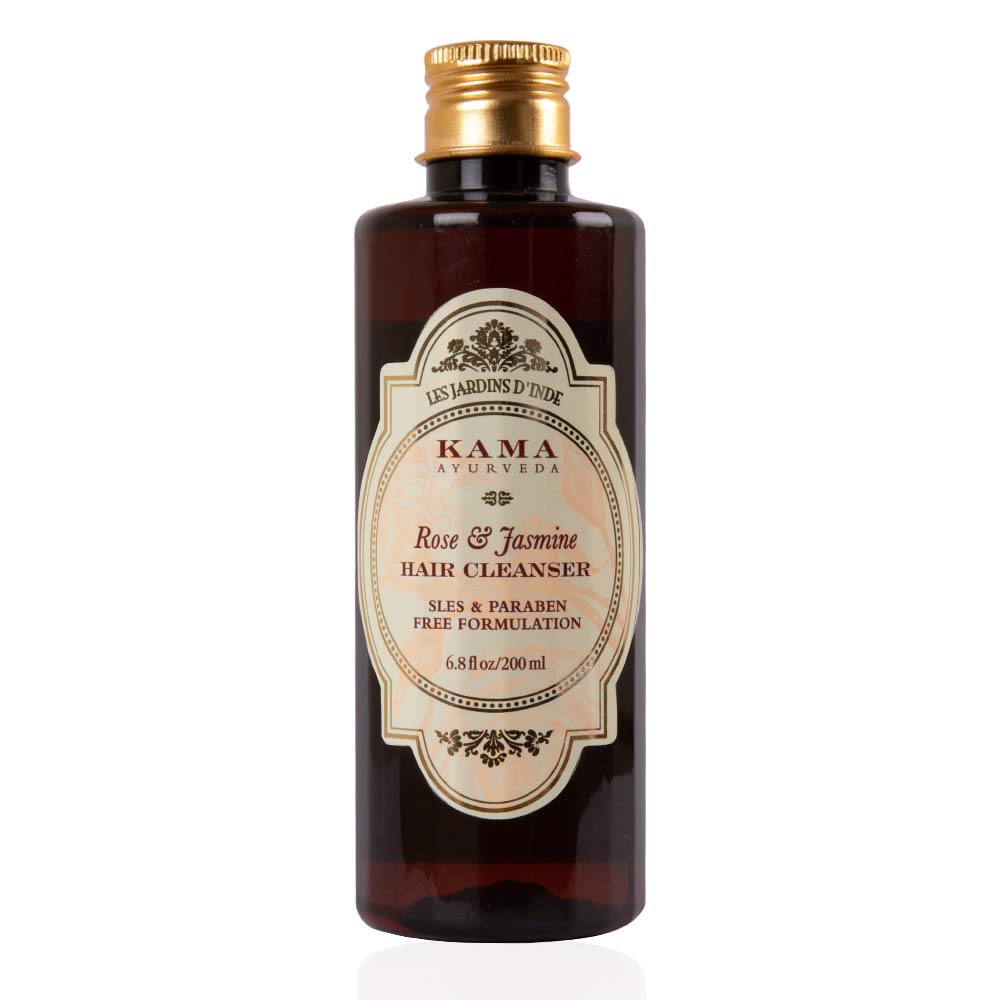 Kama Ayurveda Rose & Jasmine Hair Cleanser (Shampoo), 200ml+Kama Ayurveda Rose & Jasmine Hair Conditioner, 200ml