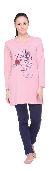 In Love Women's  Long Knee Length Night Wear Tshirts