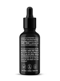 Beardo 2-in-1 Anti Acne Serum + Toner For Men, 30ml | Face Serum For Men | Acne Serum with AHA & Niacinamide | Reduces Pores & Acne Scars for Smooth Skin