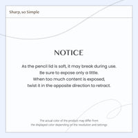 SHARP SO SIMPLE WATERPROOF PENCIL LINER 007 CREAMY IVORY