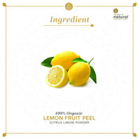 KHADI NATURAL Lemon Fruit Peel Organic Powder