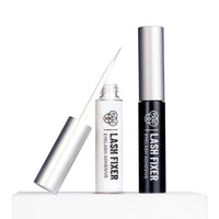 PAC Lash Fixer (Eyelash Adhesive) Transparent | Waterproof & Quick-dry Invisible Eye Lash Glue Works with Synthetic & natural fiber Lashes | Non-Toxic & Non-allergic for All Skin Types