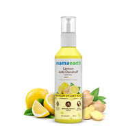 Mamaearth Lemon Anti-Dandruff Hair Oil for Flaky Scalp 100ml|Scalp Irritation Relief|Nourishes Scalp & Hair|Contains Lemon, Ginger, Apiscalp (Clinically Proven), Svetakutaja Oil, Neem, Salicylic Acid