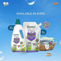 Himalaya Germ Free Baby Laundry Wash 1 L Pouch Liquid, White, (7004801) (Pack of 2)