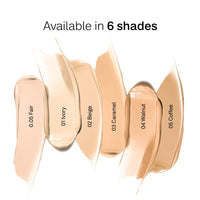 FLiCKA The Base Story Cream Foundation for Face Makeup 8.5gm | Medium to High Coverage | Waterproof & Long Lasting | Smooth & Matte Finish with SPF | All Skin Types | 03 Caramel