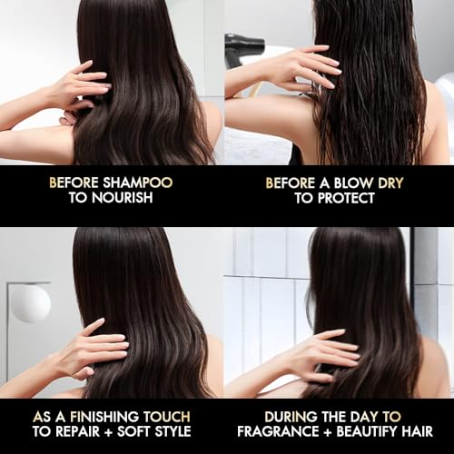 Nexxus Promend Resurrection Oil Hair Serum For Bond Repair, Frizz Reduction & Heat Protection 100ml | 11 X Strength | 72H Smoothness | Crafted with Precious Magnolia Essence