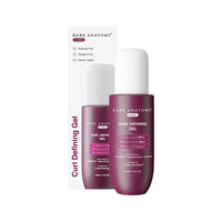 Bare Anatomy Curl Defining Gel | For Well Defined Shiny Curls | Curl Retention & 2X Frizz Protection For 48 Hours | Coconut Oil, Hyaluronic Acid & Castor Oil | Sulphate & Paraben Free | 140 ml