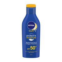 Nivea Body Lotion, Extra Whitening Cell Repair SPF 15, For All Skin Types, 400ml & Sun, Moisturising Lotion, SPF 50, 125ml