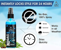 Urbangabru Hair Volumizing Powder 10 GM & No Gas Hair Spray 100 ML - Men's Grooming Combo Kit