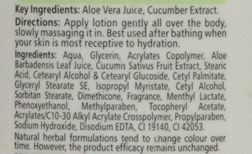 Himalaya Body Lotion - Aloe and Cucumber 400ml Bottle