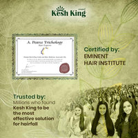 Kesh King Ayurvedic Oil for Hair Fall Control | Reduces Hairfall and Supports New Hair Growth | 21 Ayurvedic Herbs | 300ml