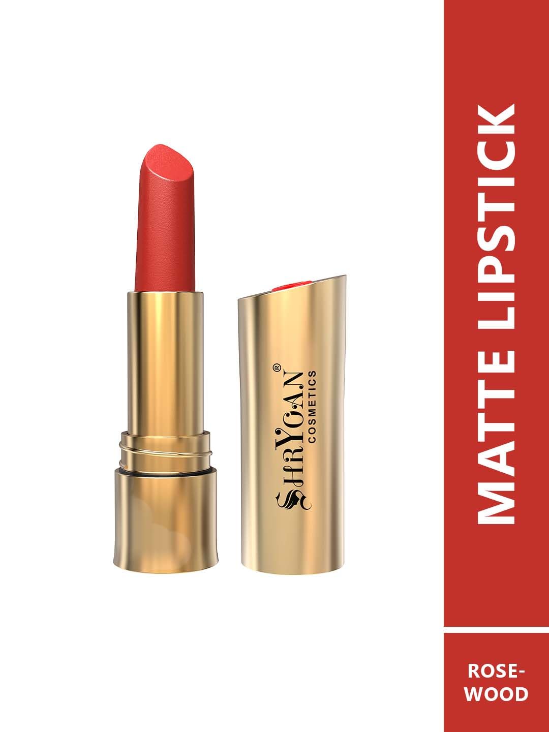 Shryoan Women's Long Lasting Non-Transfer Matte Lipstick| Smudge & Waterproof Lipstick With 24 Hr Stay (Shade 011)